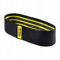 Резинка для фитнеса и спорта тканевая 4FIZJO Hip Band 10-15 кг Black/Yellow (P-5907739310309)