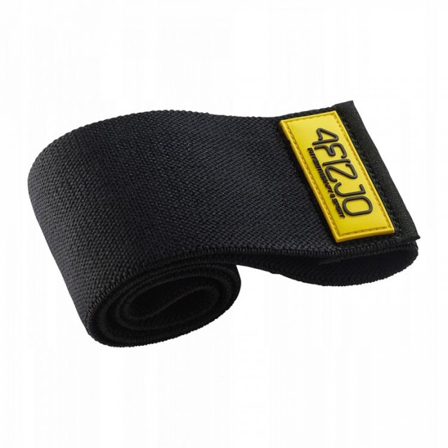 Резинка для фітнесу та спорту із тканини 4FIZJO Hip Band 10-15 кг Black/Yellow (P-5907739310309)