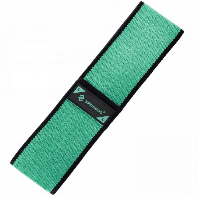 Резинка для фитнеса и спорта тканевая Springos Hip Band Size L FA0111