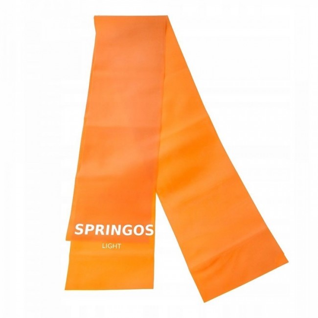 Стрічка-еспандер для спорту і реабілітації Springos Flat Band 5 шт 200 х 15 cм 1-8 кг PB0018