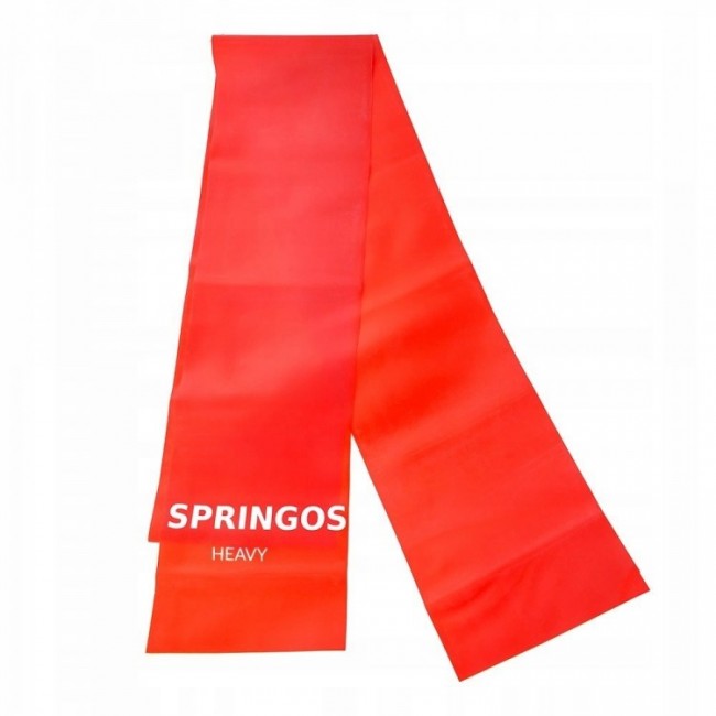 Стрічка-еспандер для спорту і реабілітації Springos Flat Band 5 шт 200 х 15 cм 1-8 кг PB0018