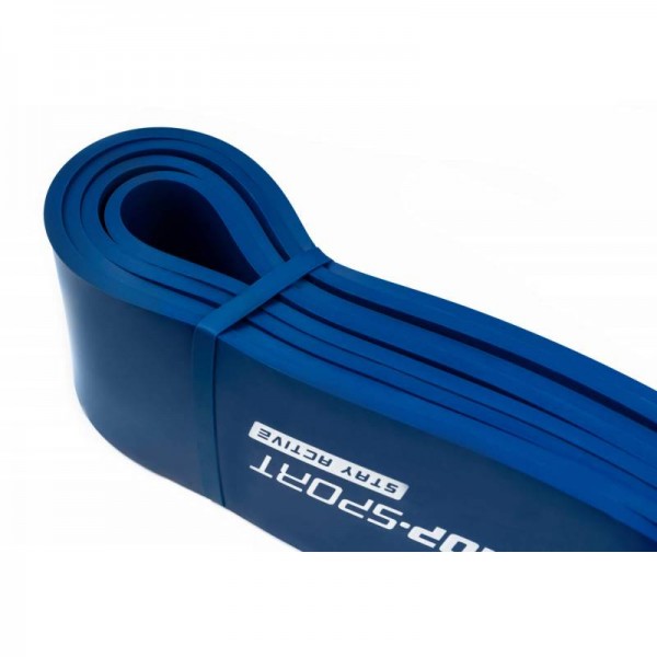 Резинка для подтягиваний (силовая лента) 28-80 кг Hop-Sport HS-L064RR синяя