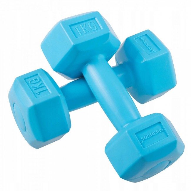 Гантели для фитнеса Springos Hex 2 x 1 кг FA1030