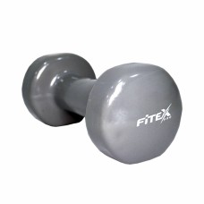 Гантель для фитнеса виниловая 4 кг Fitex MD2015-4V