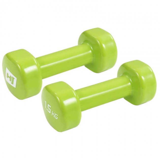 Гантели для фитнеса круглые виниловые 2 х 1,5 кг Hop-Sport HS-V015DC