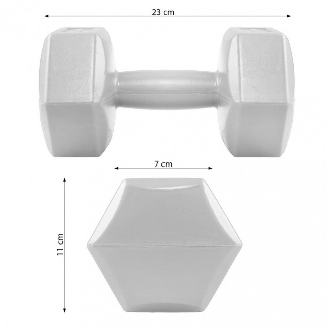 Гантелі для фітнесу Springos Hex 2 x 3 кг FA1034