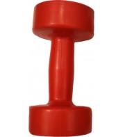 Гантель 1,5 кг Evrotop SS-LKDB-601-1.5 пластик червона