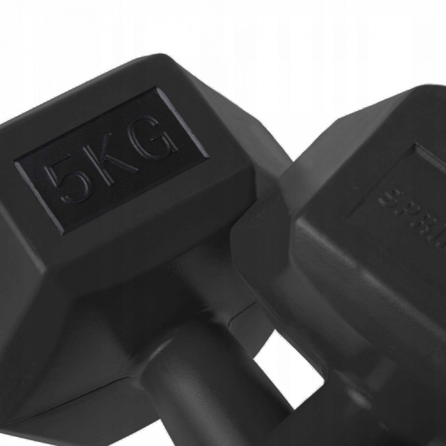 Гантелі для фітнесу Springos Hex 2 x 5 кг FA1036