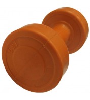 Гантель для фітнесу 1 кг Evrotop SS-LKDB-601-1 пластик помаранчева