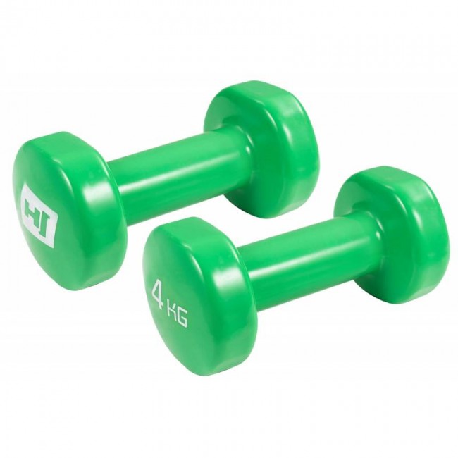 Гантели для фитнеса 4 кг 2шт виниловые Hop-Sport HS-V040DC