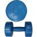 Гантель для фитнеса 2,5 кг Evrotop SS-LKDB-601-2.5 пластик синяя