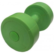 Гантель для фітнесу 2 кг Evrotop SS-LKDB-601-2 пластик зелена