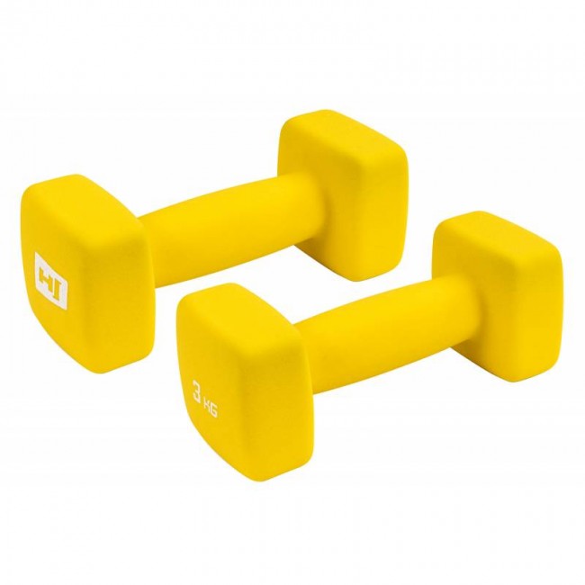 Гантели для фитнеса 3 кг 2шт для женщин и детей неопреновые Hop-Sport HS-V030DS