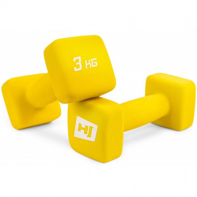 Гантели для фитнеса 3 кг 2шт для женщин и детей неопреновые Hop-Sport HS-V030DS Гантели для фитнеса 3 кг 2шт для женщин и детей неопреновые Hop-Sport HS-V030DS