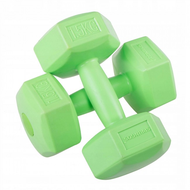 Гантелі Springos Hex 2 x 1.5 кг FA1031