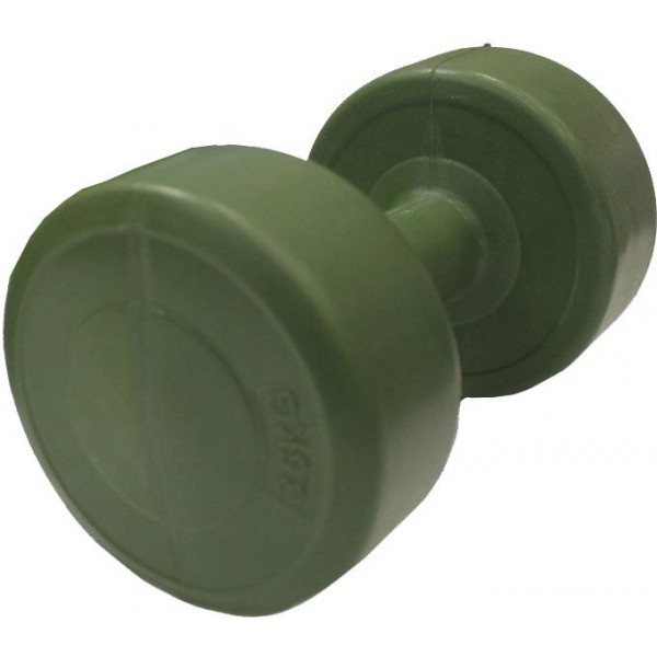 Гантель для фітнесу 3,5 кг Evrotop SS-LKDB-601-3.5 пластик темно-зелена