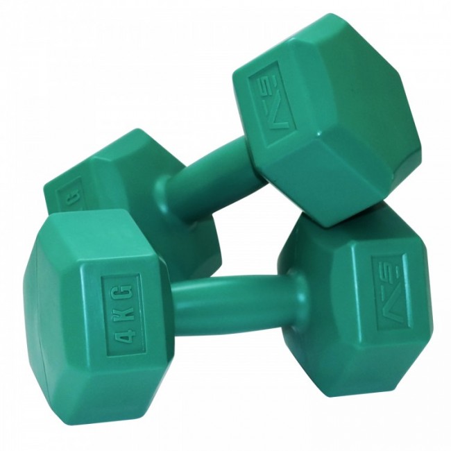Гантели для фитнеса SportVida 2 x 4 кг SV-HK0220 Гантели для фитнеса SportVida 2 x 4 кг SV-HK0220