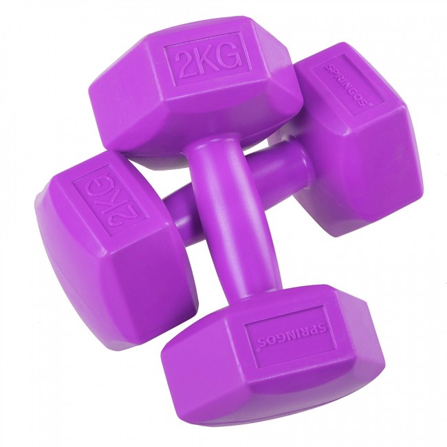 Гантелі Springos Hex 2 x 2 кг FA1032