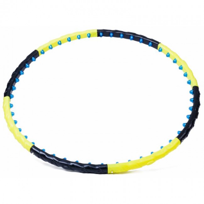 Хулахуп обруч для схуднення з масажером 95 см 1 кг Hop-Sport 4806