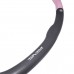 Хулахуп обруч массажный Hula Hoop SportVida 100 см 1.2 кг SV-HK0338 Grey/Pink