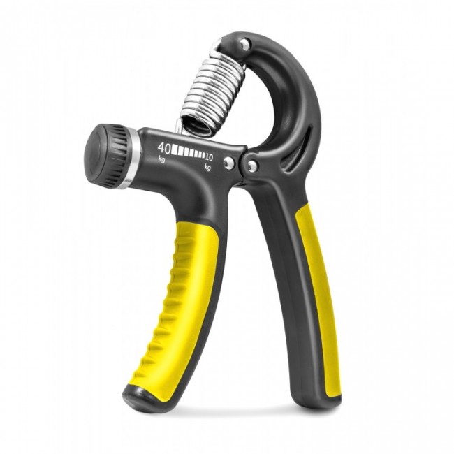 Эспандер кистевой 4FIZJO 10-40 кг с регулируемой нагрузкой Black/Yellow (P-5907739311238)