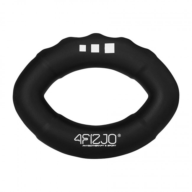 Эспандер кистевой силиконовый 4FIZJO X-Hard 27 кг Black (P-5907739313768)