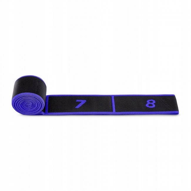 Эспандер с петлями для растяжки 4FIZJO 90 см Black/Blue (P-5907739313775)