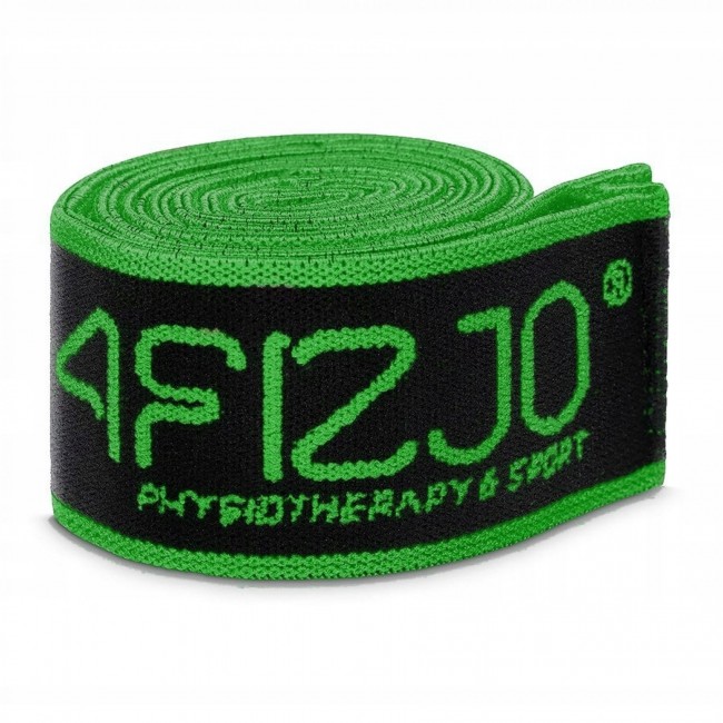 Эспандер с петлями для растяжки 4FIZJO 90 см Black/Green (P-5907739313799)