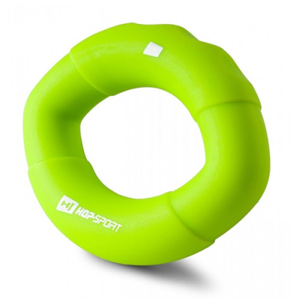 Еспандер кистьовий кільце силіконовий овальний 13,6 кг Hop-Sport HS-S013OG зелений