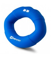 Эспандер кистевой кольцо силиконовый овальный 18,1 кг Hop-Sport HS-S018OG синий