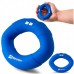 Эспандер кистевой кольцо силиконовый овальный 18,1 кг Hop-Sport HS-S018OG синий