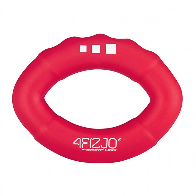 Эспандер кистевой силиконовый 4FIZJO Hard 22 кг Red (P-5907739313751)