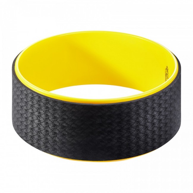 Колесо для йоги та фітнесу 4FIZJO Dharma XXL Black/Yellow (P-5907739310415)