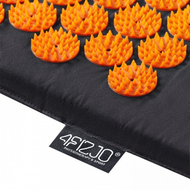 Аппликатор Кузнецова / Массажный коврик акупунктурный 4FIZJO 128 x 48 см 4FJ0047 Black/Orange