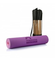 Килимок для йоги та фітнесу Majestic Sport TPE 6 мм GVT5010/P Purple/Pink