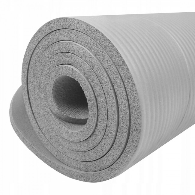 Коврик для фитнеса Springos NBR 1 см YG0032 Grey