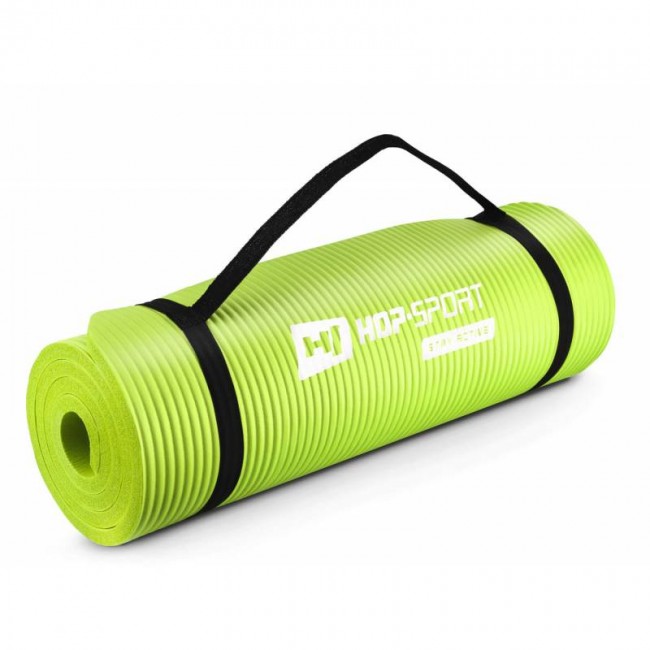Коврик для фитнеса Hop-Sport HS-N015GM 1,5 см салатовый