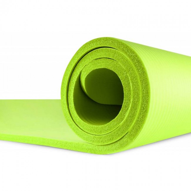 Коврик для фитнеса Hop-Sport HS-N015GM 1,5 см салатовый