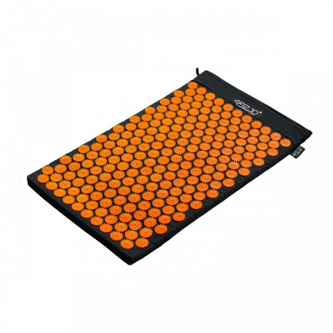 Килимок акупунктурний 4FIZJO Classic Mat Аплікатор Кузнєцова Black/Orange (P-5907222931738)