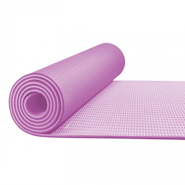 Килимок для йоги 4FIZJO TPE 6 мм 4FJ0143 Pink / Purple