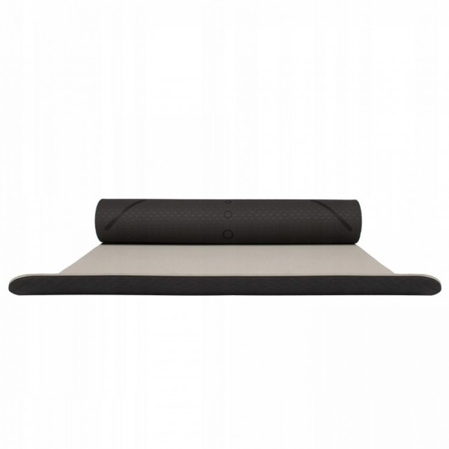 Килимок для йоги Springos TPE 6 мм YG0013 Black / Grey