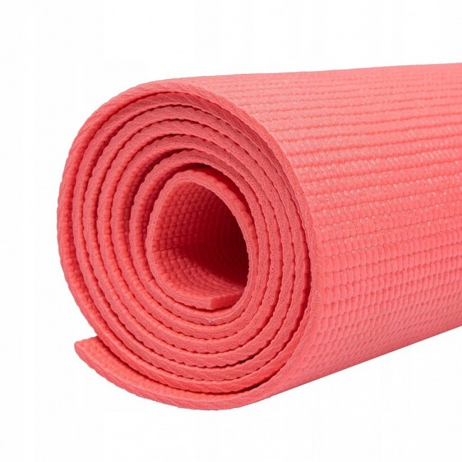 Йога мат Springos PVC 4 мм YG0036 Red