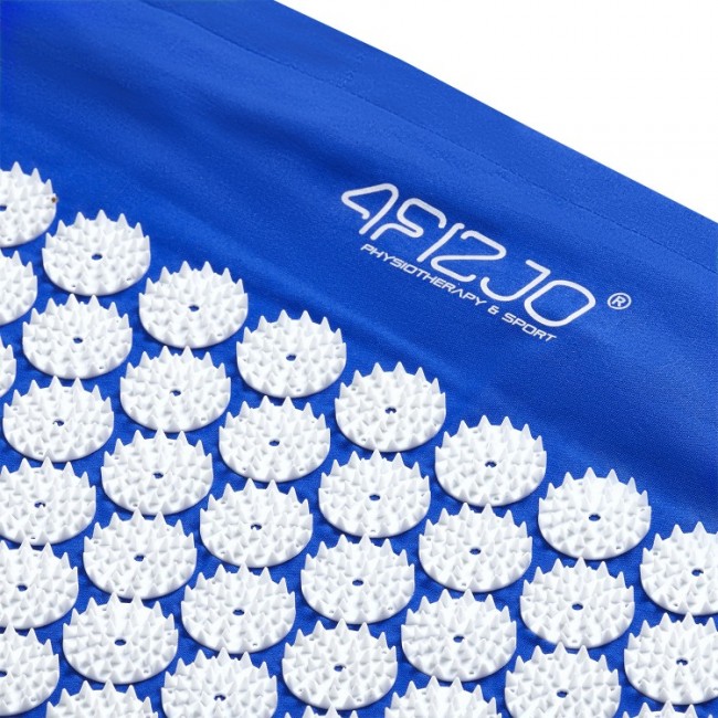 Коврик акупунктурный с валиком 4FIZJO Classic Mat XL Аппликатор Кузнецова 4FJ0085 Blue/White