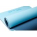 Коврик для йоги и фитнеса Hop-Sport TPE 0,6 см HS-T006GM сине-голубой