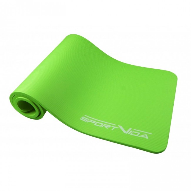 Килимок для фітнесу та йоги SportVida NBR 1.5 см SV-HK0250 Green Килимок для фітнесу та йоги SportVida NBR 1.5 см SV-HK0250 Green