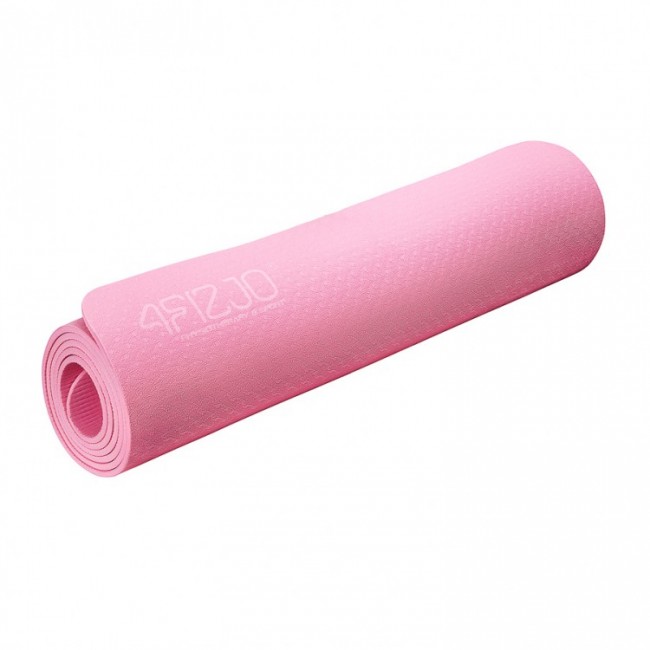 Коврик для йоги 4FIZJO TPE 6 мм 4FJ0152 Pink