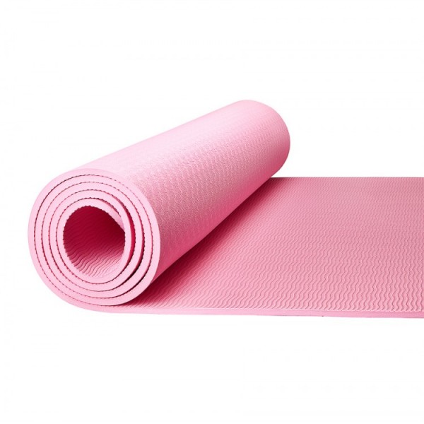 Коврик для йоги 4FIZJO TPE 6 мм 4FJ0152 Pink