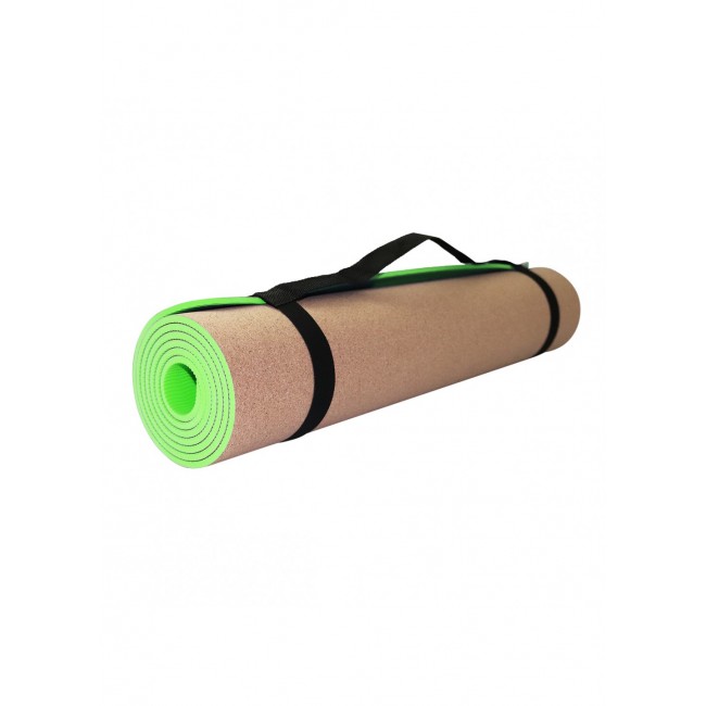 Йога мат SportVida TPE + Cork 0.4 см SV-HK0317