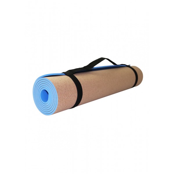 Килимок для йоги SportVida TPE + Cork 0.6 см SV-HK0318