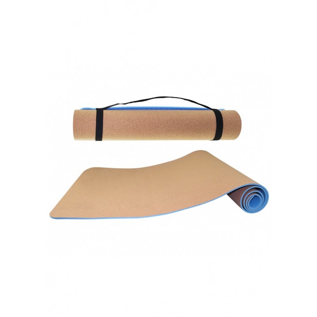 Килимок для йоги SportVida TPE + Cork 0.6 см SV-HK0318 Килимок для йоги SportVida TPE + Cork 0.6 см SV-HK0318